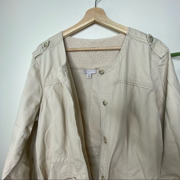 DB Established 1962 || Cargo/Utility Jacket Button Front w/Drawstring; Size 1X - Picture 8 of 11